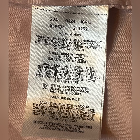 Columbia Twisp Trail Women’s XL Pink Fleece Vest Lined Full Zip - Picture 7 of 8